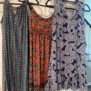 Lot of Summer Dresses-  3 Dresses